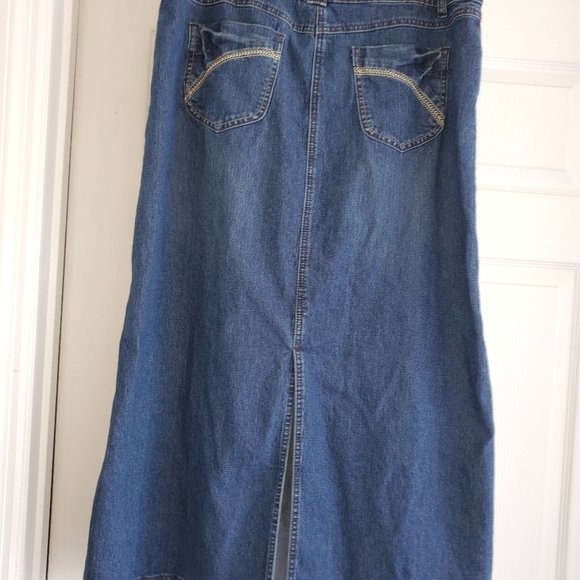 Cato Jean Skirt 14 - Picture 4 of 9